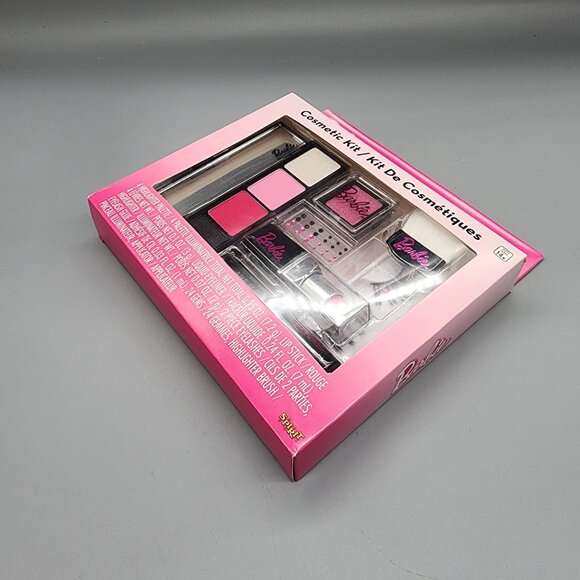 Barbie Cosmetic Kit Makeup Set Eyeshadow Lipstick Eyeliner New - Picture 3 of 4